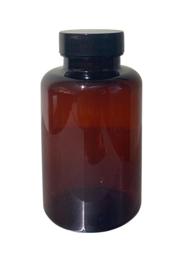 250ml Kahverengi Tablet Şişesi Siyah Kapak, 24 Adet, Tablet Şişesi, Ecza Şişesi, Kozmetik Şişe Kahverengi