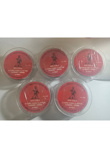 Efe Coils 3 Core Fused Clapton All Ni80