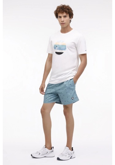 Lumberjack Erkek T Shirt 11ds1025 5fx Ekru Ekru