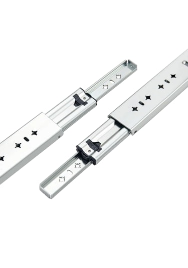Fridgers 105cm-210cm Bilyalı Ağır Yük Rayı 1050mm-2100mm Heavyd Gri - Krom