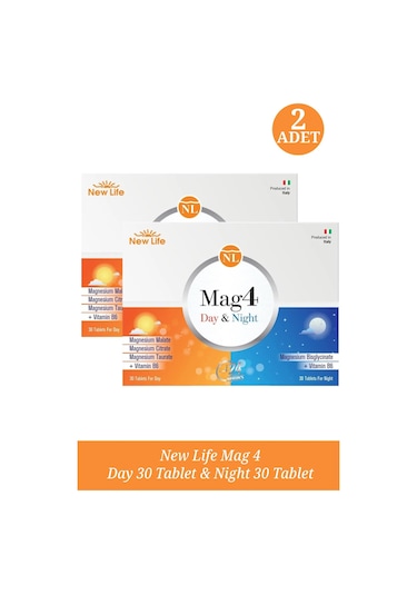 New Life Mag 4 Day 30 Tablet & Night 30 Tablet 2 Adet
