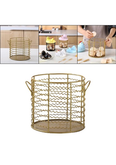 Suntek Vintage Tel Sepet Kulplu Yumurta Çiftlik Tarzı Depolama Stil 2 Diğer