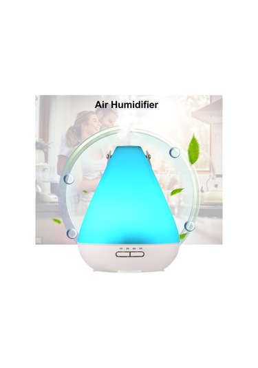 Moly Yunboo Beyaz Usb Nemlendirici Aromaterapi Makinesi 180ml 7 Renkli Led Ev/ofis Yym806m