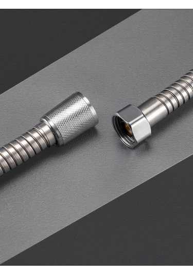 Rostovskaa Manufaktura Santehniki Sh-150 Paslanmaz Çelik Duş Hortumu 390717203 Gri