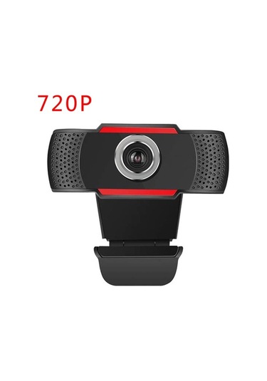 Fortunelane 720p Hd Usb Webcam İle Ses Azaltıcı Mikrofon, Konferans, Ders, Yayın İçin Manuel Odak Ayarı