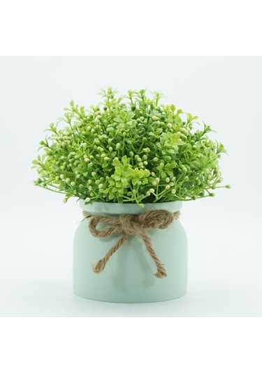 Hangfox Yeşil Orkide Simülasyon Bitkisi - Modern Ev Dekorasyonu, Oturma Odası Masaüstü Süs, Pratik Ve Dayanıklı Dekoratif Bitki Sürekli Yeşil