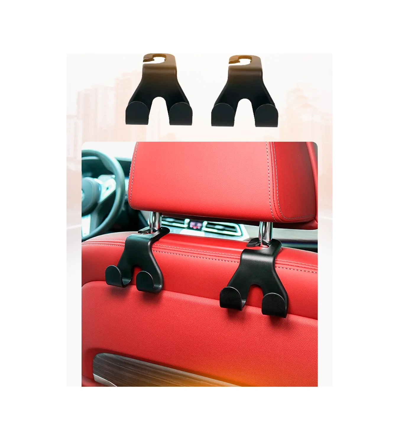 Il Mall Araba İçin Kancalı Askı 293562826 Siyah