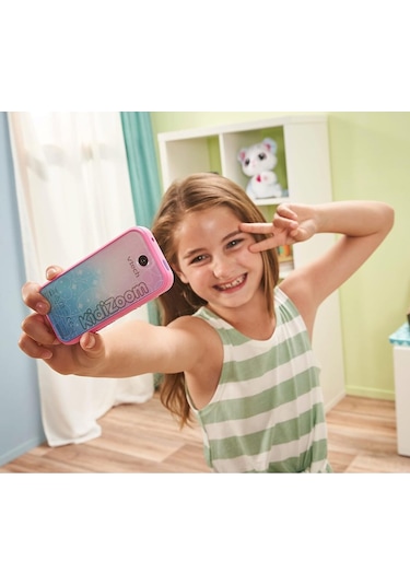 Vtech Baby Kidizoom Snap Touch Pembe Akıllı Telefon Formatında Çocuk Kamerası