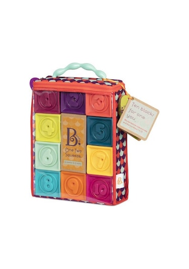 B.Toys One Two Squeeze Küpler Çok Renkli