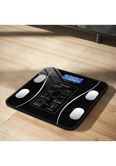 Akıllı Kablosuz Dijital Banyo Ve Vücut Yağ Ağırlık Ölçeği Vücut Kompozisyonu Analizörü Bluetoothlu Tartı