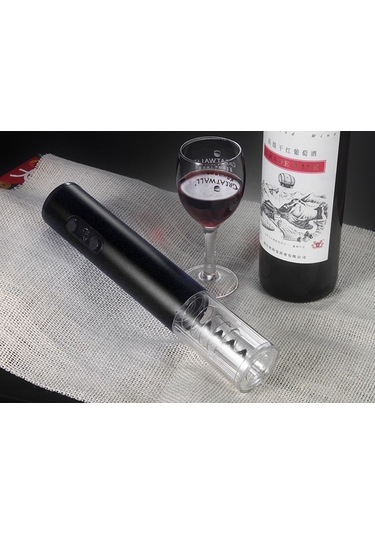 Schulzz Elektrikli Şarap Şişe Açacağı Şarap Kiti Tirbuşon Çok Renkli