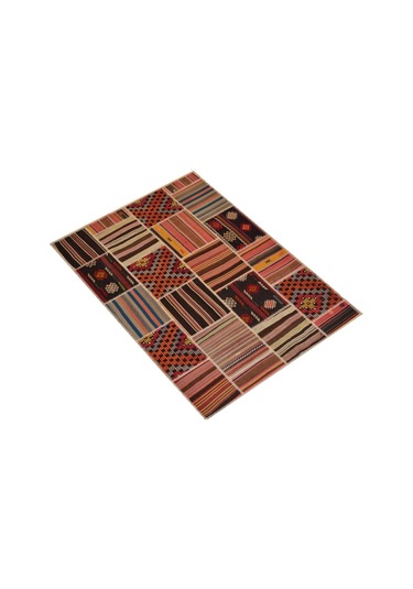 Patchwork El Örgüsü Anadolu Kilimi – Spring (425719575)