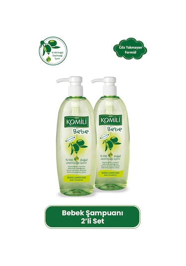 Komili Göz Yakmayan Bebek Şampuanı 2 x 750 ML
