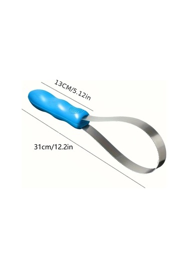 Elmpaly Mavi 2 Taraflı Evcil Hayvan Tüy Fırçası: Kedi Köpek At Taranması, Sağlıklı Tüy