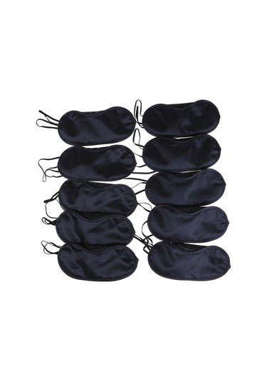 10 Adet Rahat Uyku Göz Maskesi Gölge Kapak Körü Körüne Gece Uyku Seyahat Yardım Uyku Maskesi Körü Körüne Eyepatch Sleepmasker Multı