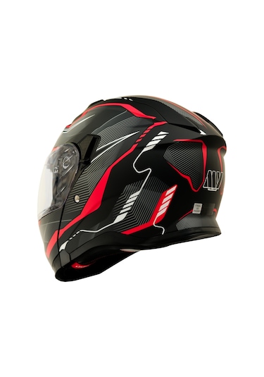 My Helmets Mks002-bgr Güneş Vizörlü Şeffaf Çene Açılır Motosiklet Kaskı