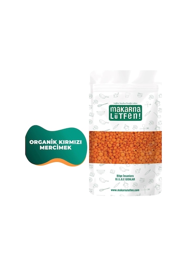 Makarna Lütfen! Organik Kırmızı Mercimek +7 Ay-250 Gram