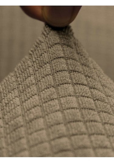 6li Heytgah Likra Sandalye Örtüsü , Heytgah Sandalye Kılıfı 6 Adet Pitikare Vizon