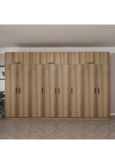 Minar Kale 8 Kapaklı 2 Ç Dolap Ve Yüklük Dore 235cm