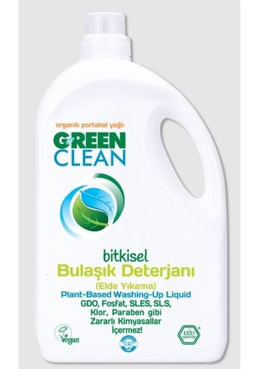 Green Clean Bitkisel Portakal Yağlı Bulaşık Deterjan 2750 ML