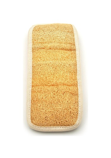 Doğal Kabak Lifi Banyo Hamam Sırt Kesesi İpli 12x27 Cm.