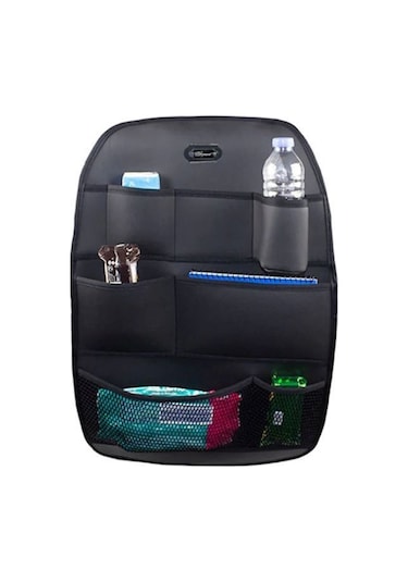Space Koltuk Arkası Deri Organizer Siyah T036258