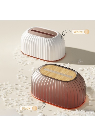 Ulzyvf Otomatik Yaylı Peçete Dispenseri - Ev, Ofis, Araç İçin Pratik Beyaz Beyaz