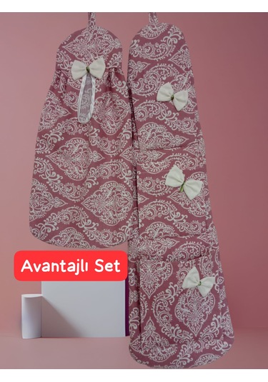 Pembe Varak Avantajlı Düzenleyici Set İçerik:duvar Cebi+poşetlik