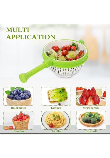 Katlanır Damlalıklı Sepet Meyve Ve Sebze Santrifüj Salata Diğer