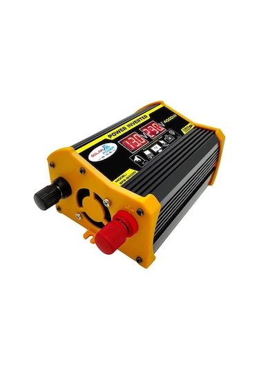 Pazly 4000w Modifiye Sinüs Dalga İnvertör - 12v Dc'den 110v Ac Çevirici, Çift Usb, Araç Şarj Cihazı