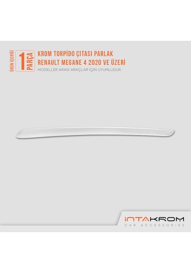 Renault Megane 4 Krom Torpido Çıtası 2020 Ve Üzeri