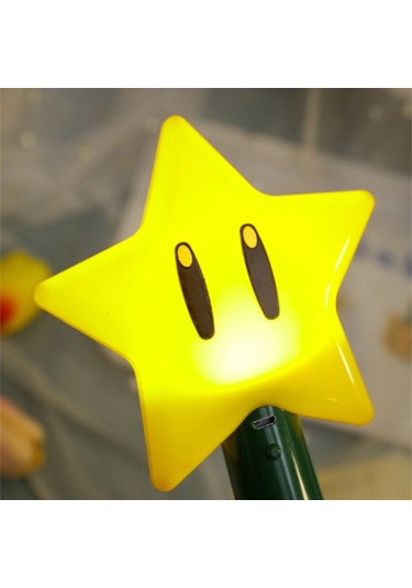 Gajeena Led El Tutan Yıldız Işıklı Sahne Gösteri Requisiti, Dekoratif Gece Lambası Usb Şarj Kablosu Dahil Sarı