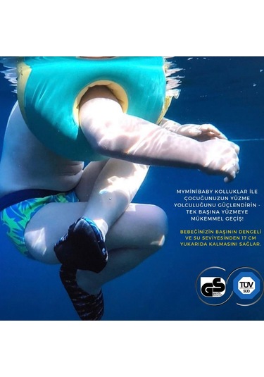 Myminibaby Kraulquappen 0011-KQ-A 21x7 cm Başlangıç Seviye Yüzme Kolluk Myminibaby Kraulquappen 0011-KQ-A 21x7 cm Başlangıç Seviye Yüzme Kolluk