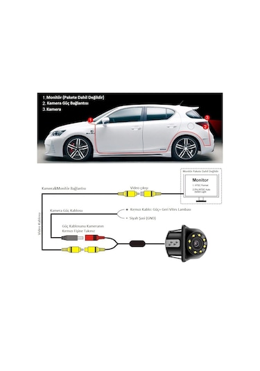 Hareketli Çizgili Trajectory Tecnology Işıklı Arka Görüş K