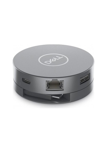 Dell Da305, 470-afkl, 6sı 1 Arada, Type-c To Hdmı, Dp, 2xusb 3.2, Usb-c Type-c , Gigabit Lan Rj45 Çevirici Adaptör