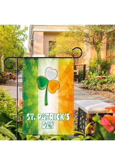 Lijinxu St Patricks Günü Bahçe Bayrağı Sahne Banner Yard
