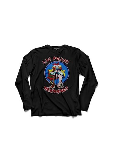 Los Pollos Breakıng Bad Tavukçu Uzun Kollu Tişört (501527218)