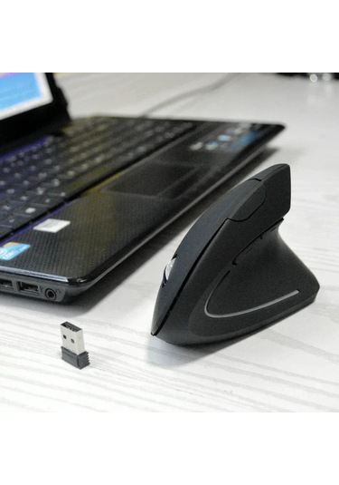 Monozone Ergonomik Mouse Bilek Destekli Kablosuz Dikey Pc Usb Mouse