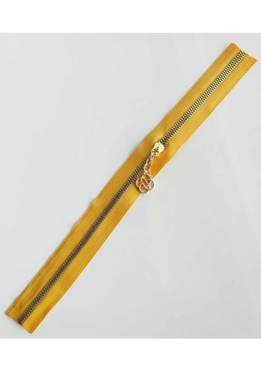 Angel Çanta Aksesuar Başlıklı Fermuar 40 Cm Light Gold Metal Hardal