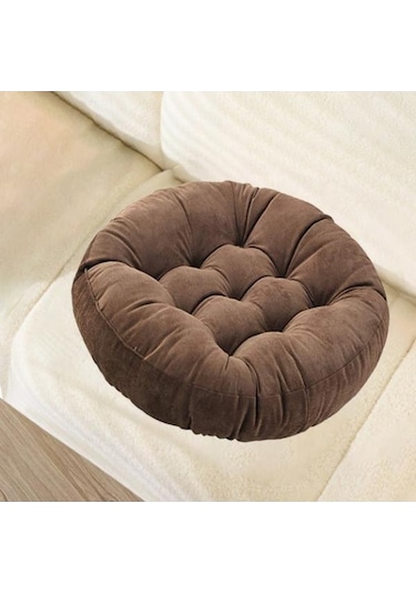 Suntek Büyük Koltuk Minderi 55cmx55cm Ofis Koltuğu Kahve Için