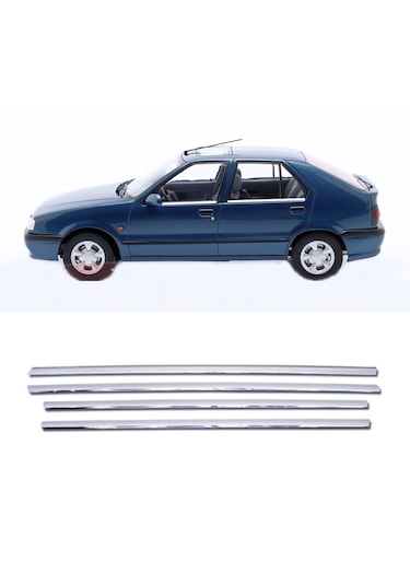 Renault 19 Europa Krom Cam Çıtası 4 Prc P.çelik 1995-2001 Arası