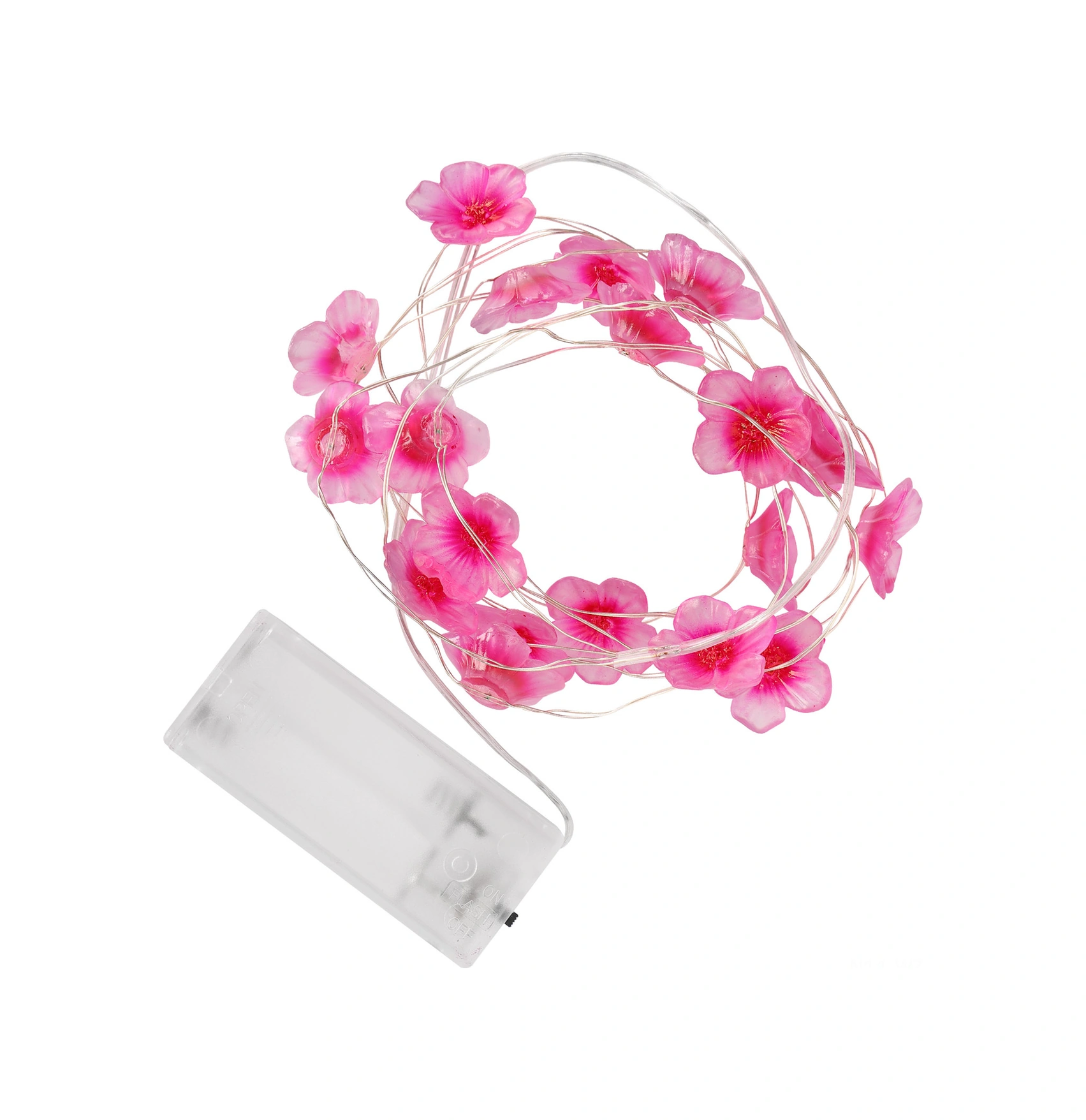 Wezone Plastik Çiçek Şekilli Led Işık Zinciri - 230cm Uzunluk, Pil İle Çalışır Pil Dahil Değil - Parti Ve Masa Dekorasyonu İçin Diğer