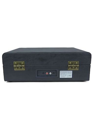 Crownwel 03 33-45-78 'Lik Plak Çantalı Bluetooth Pikap Siyah