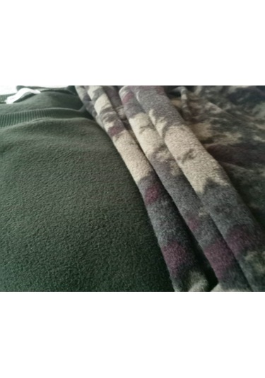 Aydoğan | Erkek Uzun Kol Kışlık Polar Pijama Takımı Haki