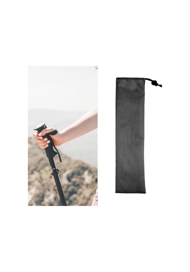 Homyl Bağcıklı Saklama Çantası Hafif Çadır 13cmx100cm Siyah