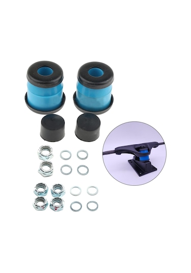 Homyl Kaykay Kamyon Burçları Kiti Kupası Şok Emici Mavi-11-mm Mavi Çok Renkli