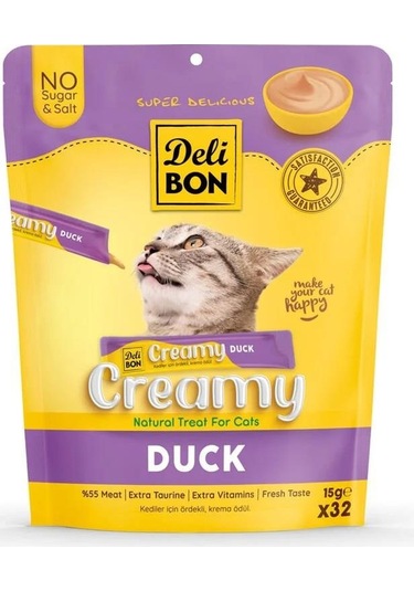 Delibon Creamy Ödül Maması Ördekli 15gr 32li Paket
