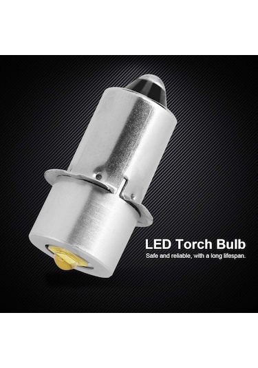 Xiyyadms P13.5s Fener Ampülü 3w 4-12v Islak Beyaz: Yedek Işık Kaynağı, Kolay Kurulum, Uzun Ömürlü Metal Konstrüksiyon