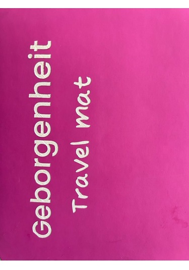 Geborgenheit Travel Serisi Kauçuk Poliüretan Pilates Yoga Matı Fuşya