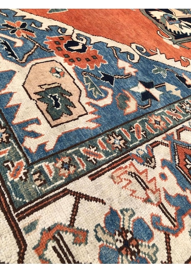 El Dokuma Ipek Yün Iran Tebriz Halı 292X200Cm 008